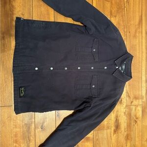 Harley-Davidson Black Canvas Shirt Jacket